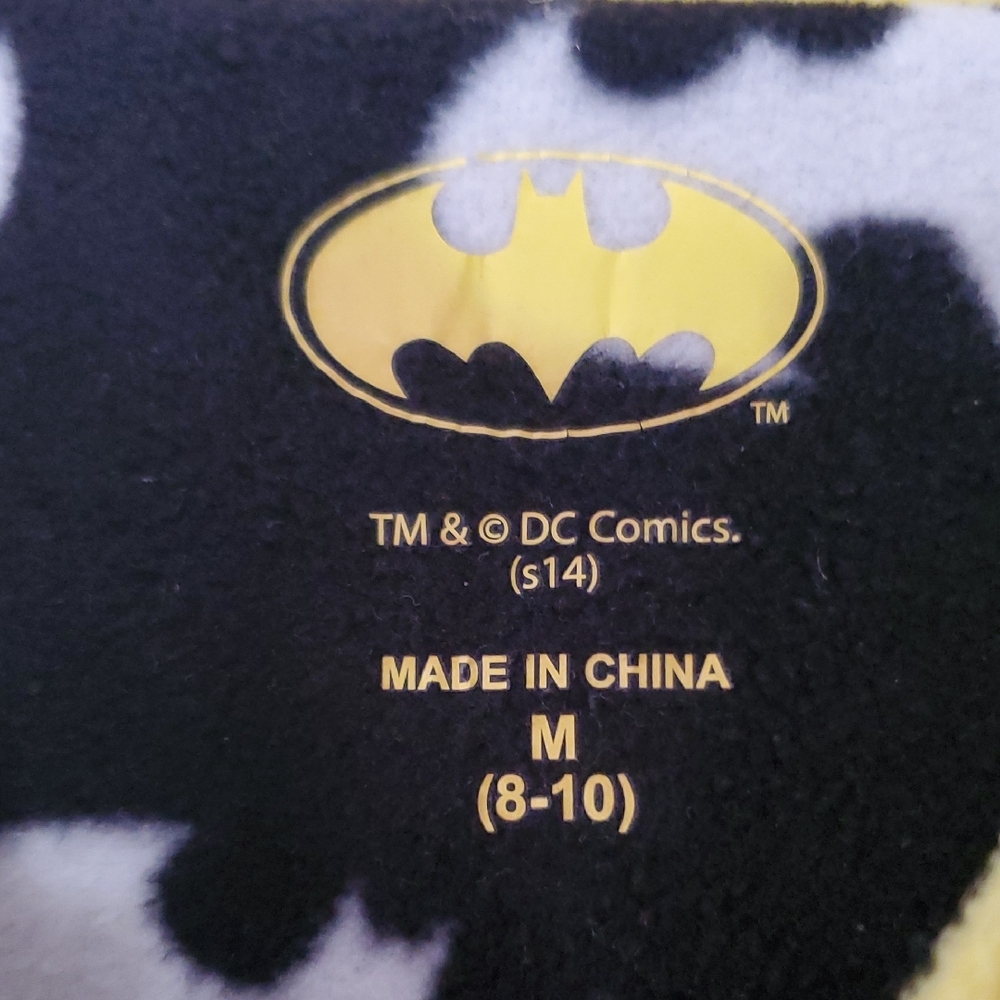 DONATING SOON Batman Black and Yellow Onesie - Picture 5 of 6